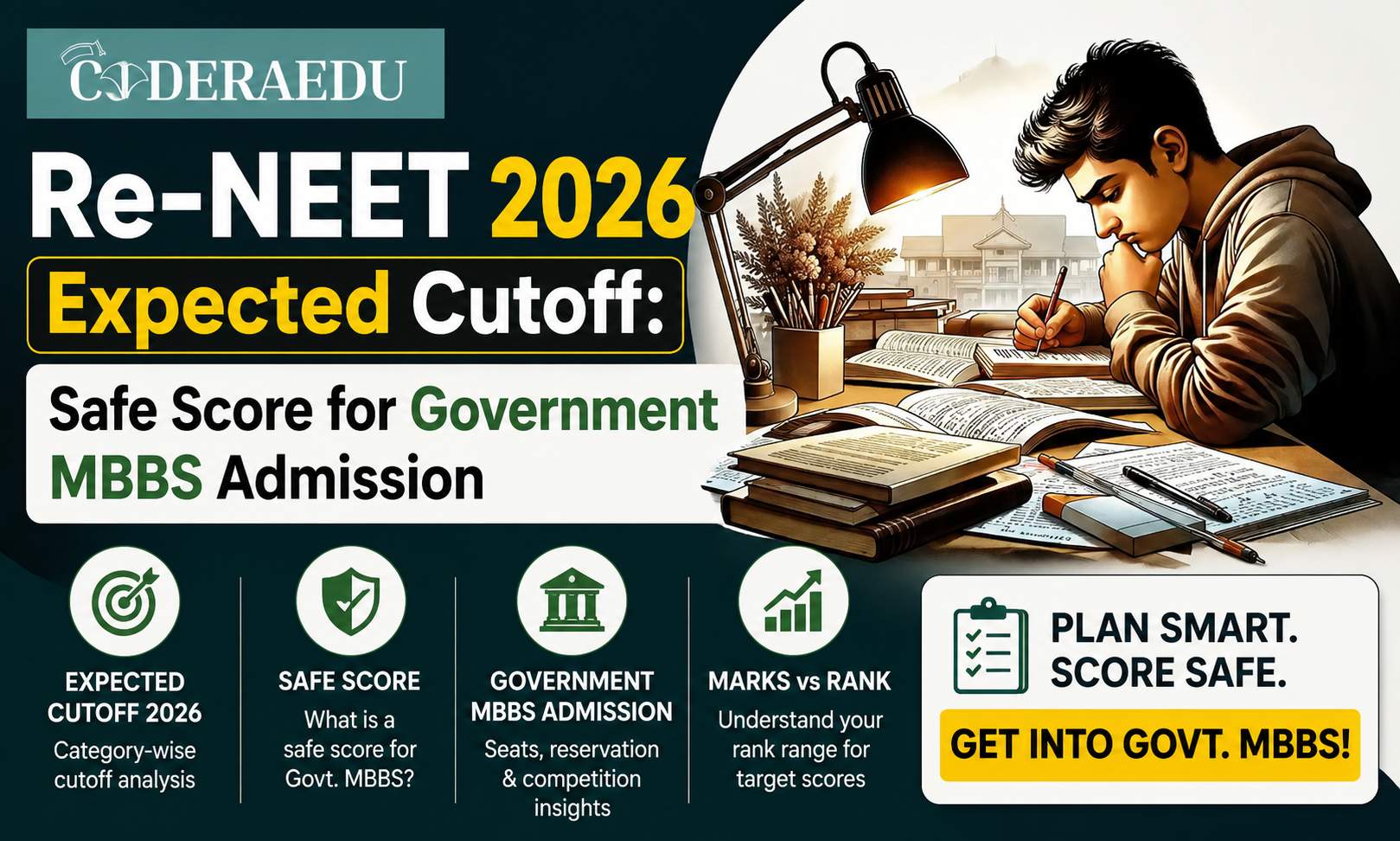 NEET 2026 expected cutoff marks for government MBBS admission category wise