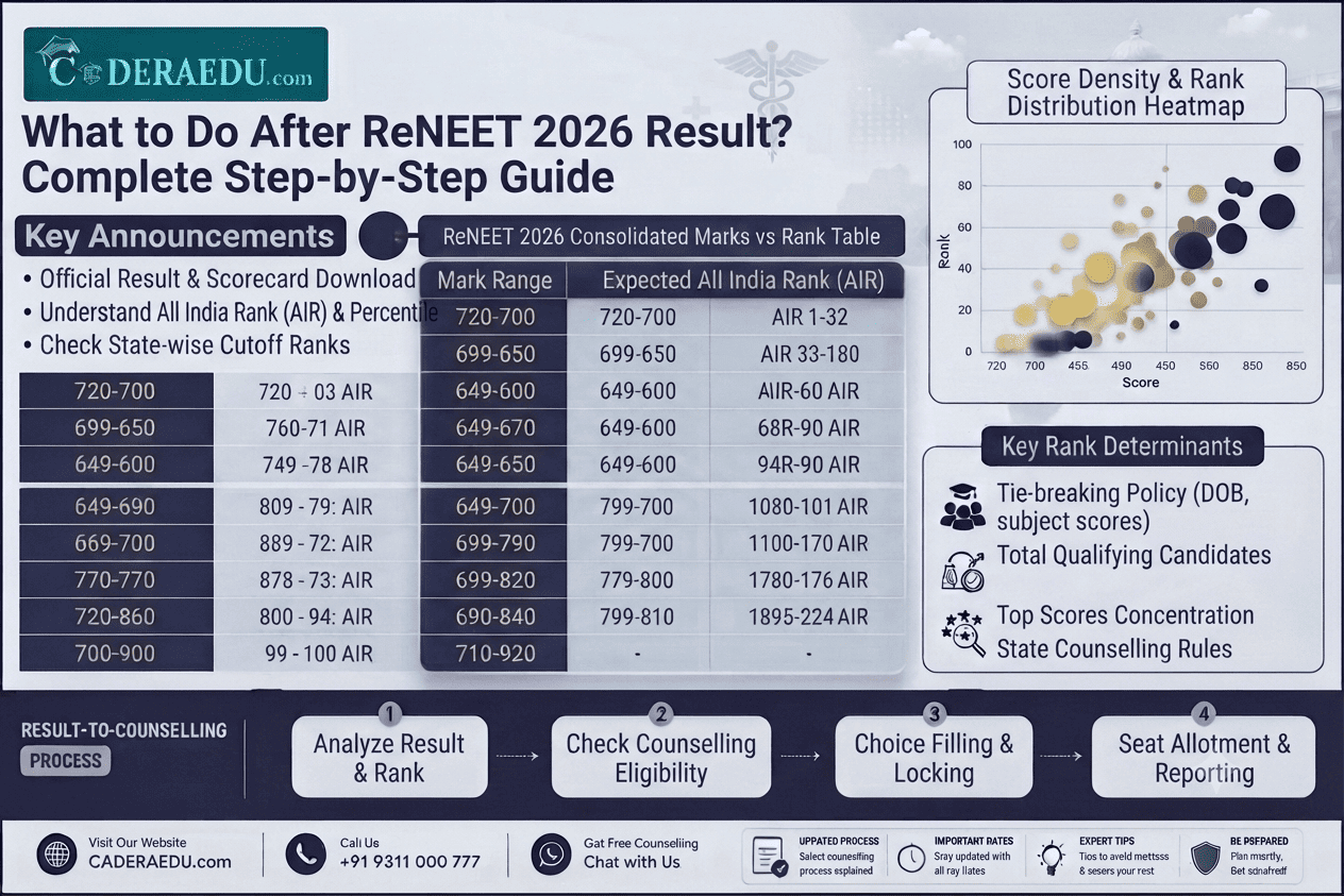 Student checking NEET 2026 result and planning next steps for medical counselling