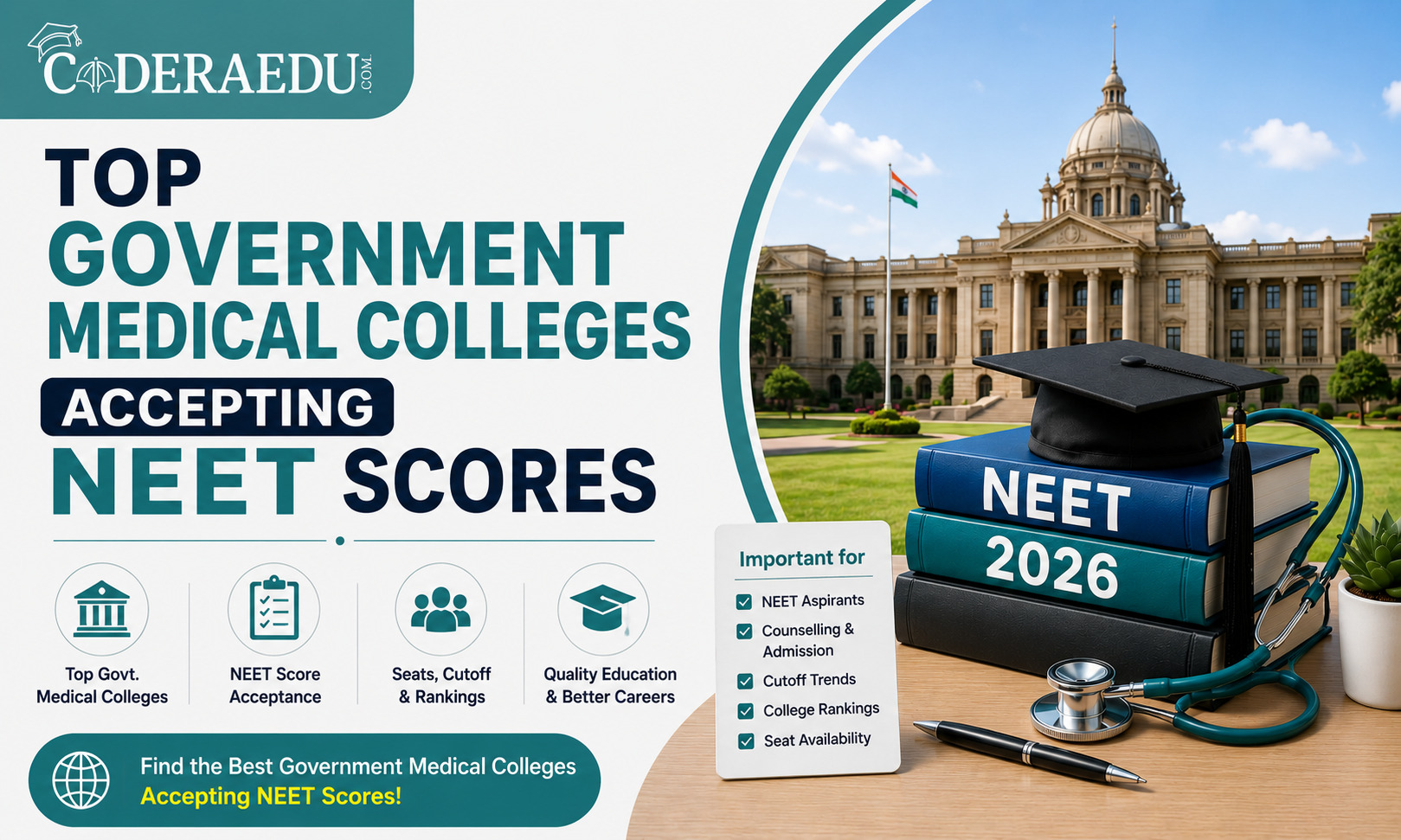 Top Government Medical Colleges Accepting NEET Scores 2026