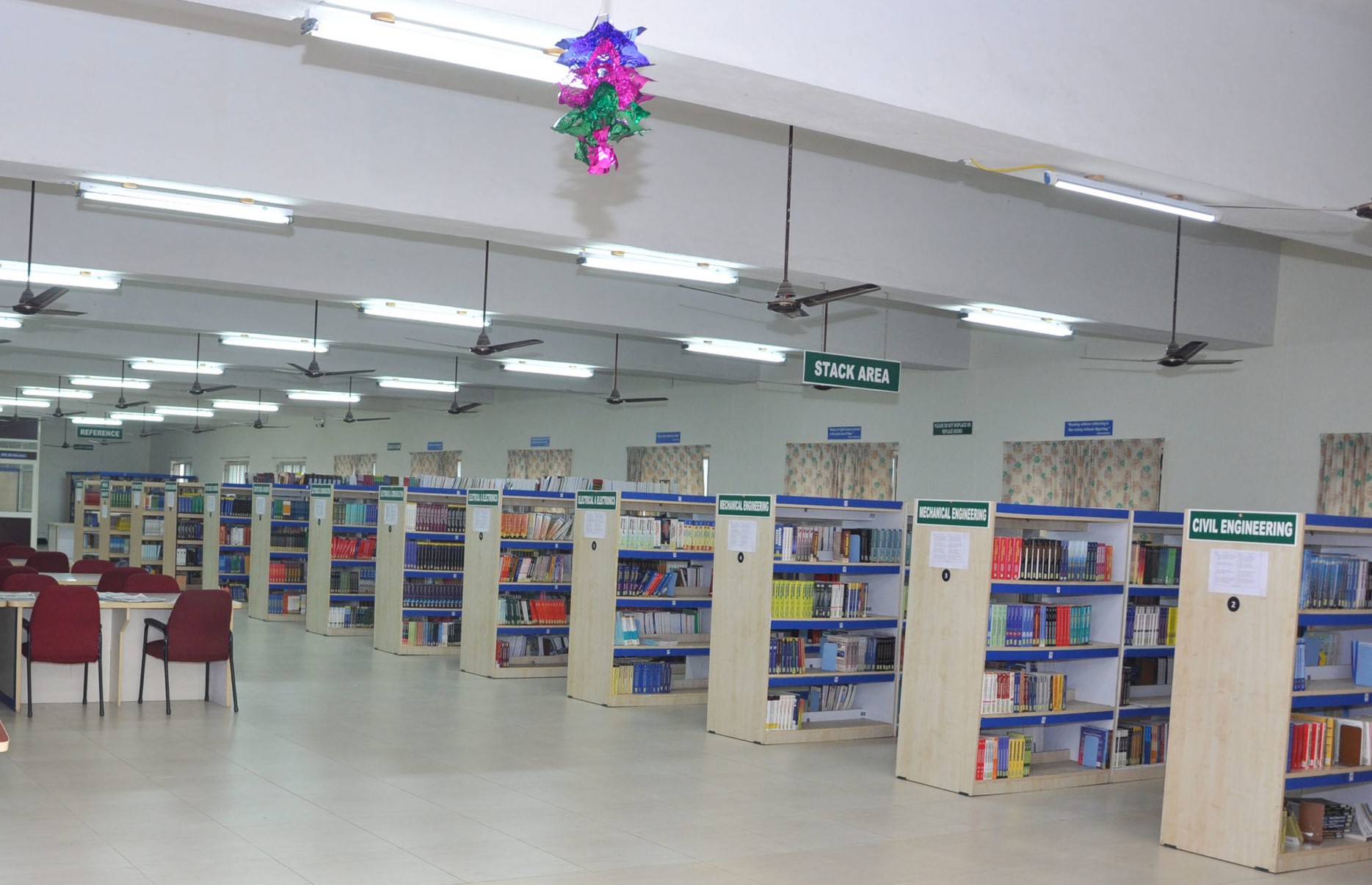 Central AC Library (Books, Journals, E-Library, Departmental Libraries)