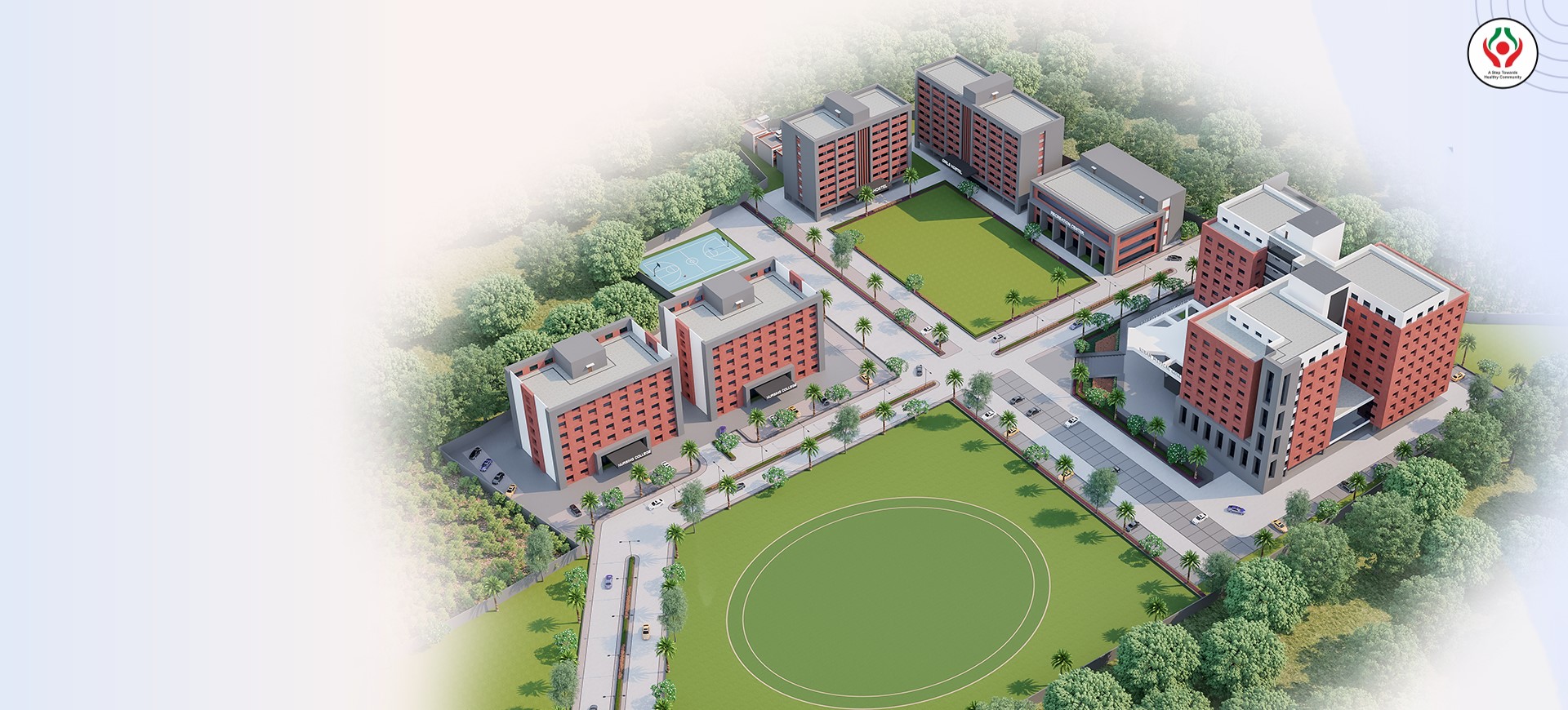 Academic Blocks – Lecture Theatres, Smart Classrooms and Labs