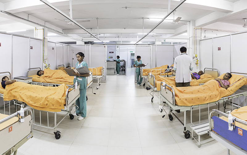 KMCH Hospital (500 beds, 60 ICU)