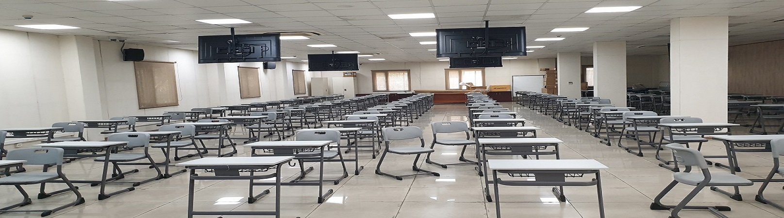 Centrally Air-Conditioned Classrooms, 3 Lecture Halls (130 seats each)