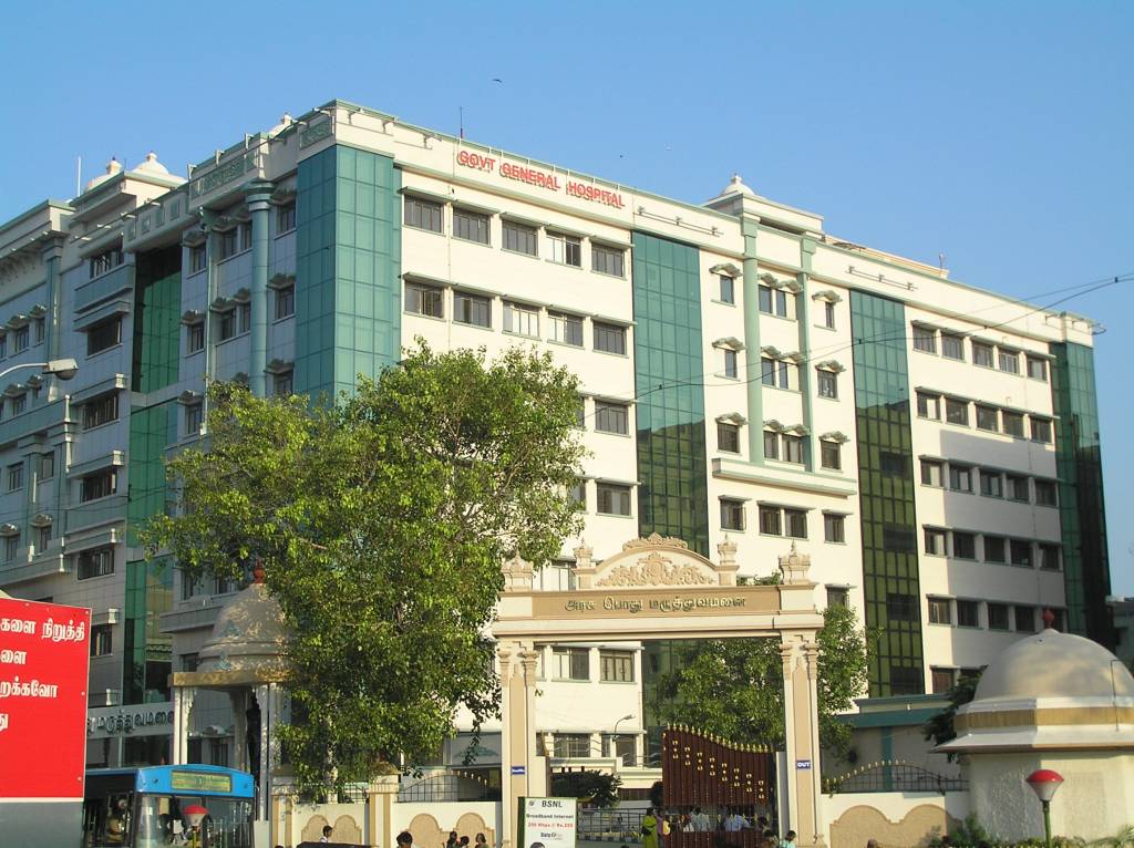 Rajiv Gandhi Government General Hospital (RGGGH) + 8 Attached Hospitals (7,285 total beds)