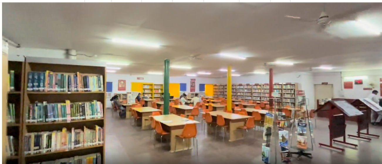 Central Library (72,855 Volumes, 8,845 Titles – Fully Computerized)