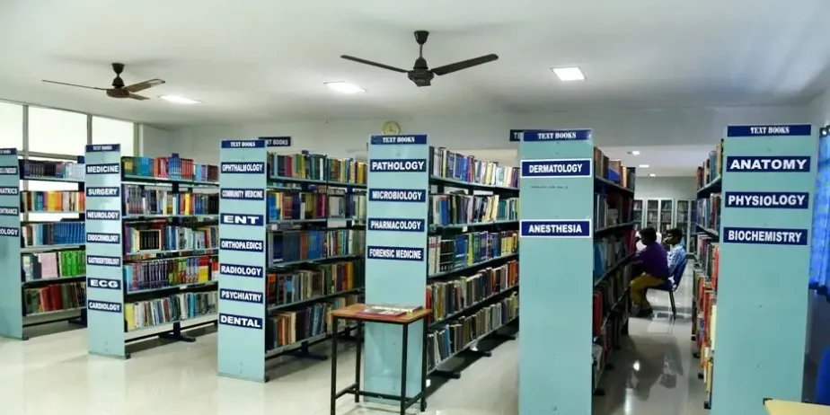 Library (40,000+ Books, 100 Journals, 18,200 Back Volumes, E-Library)